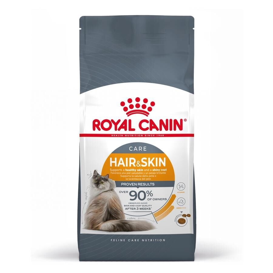 2 KG 2 kg Royal Canin HaireSkin ração para gatos