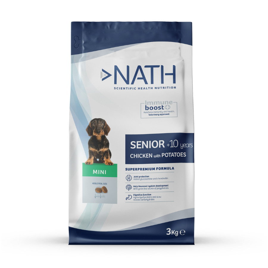 3 KG Nath Senior Mini ração para cães