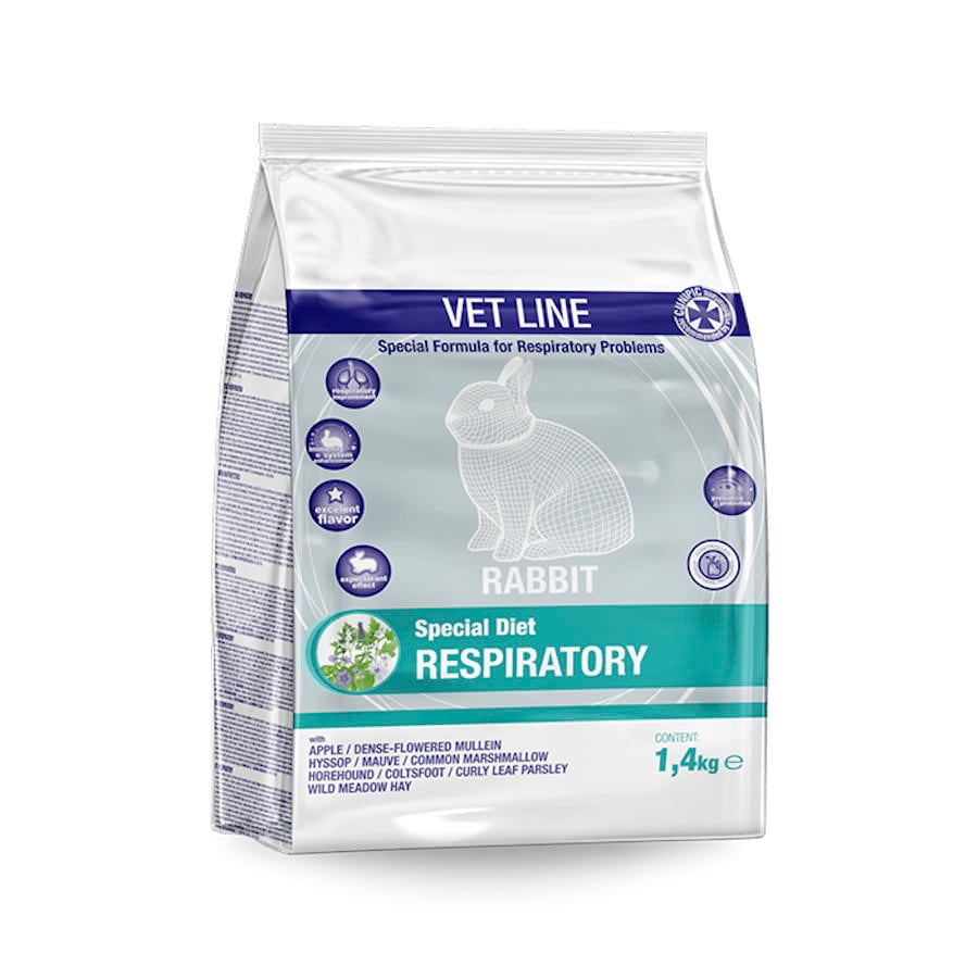 1.4 KG Cunipic Vet Line Respiratory Feno de Prado para coelhos