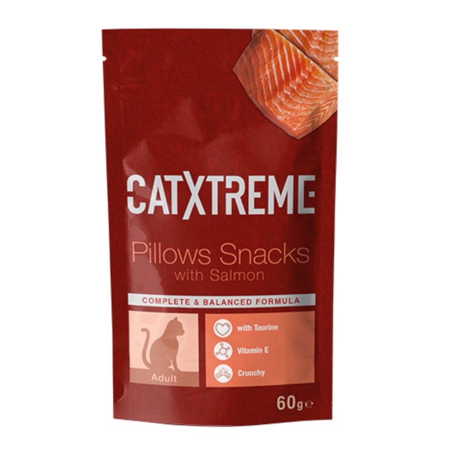 0.36 kg Catxtreme Snack com Salmão para gatos