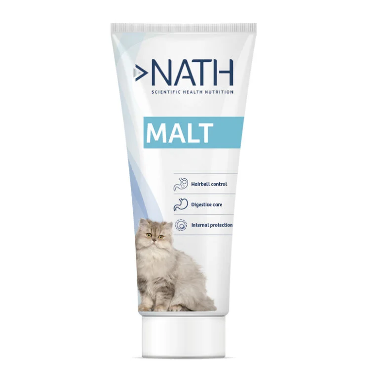 0.1 KG Nath Malte para controlo das bolas de pelo para gatos