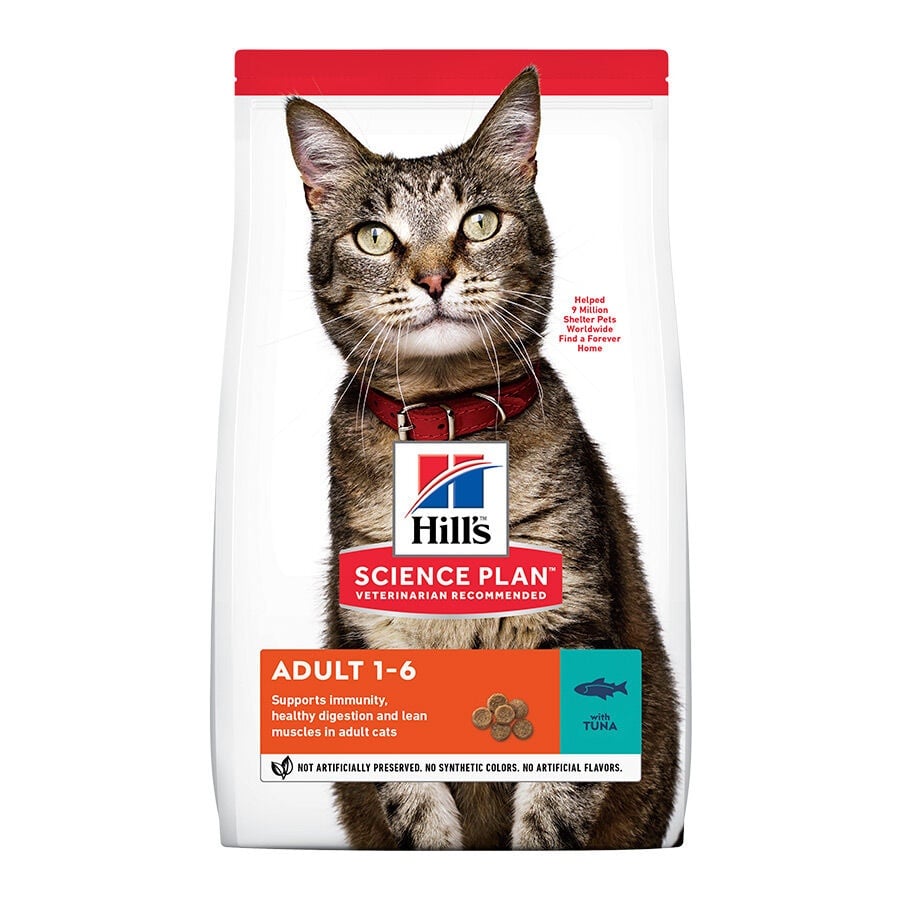 7 kg Hill's Adult Science Plan Atum ração para gatos