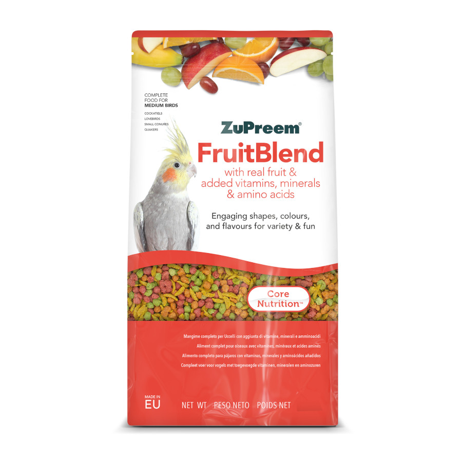 7.5 KG ZuPreem FruitBlend Medium Ração para pássaros