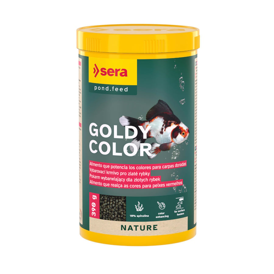 1 L Sera Goldy Color Spirulina Nature Alimento para peixes