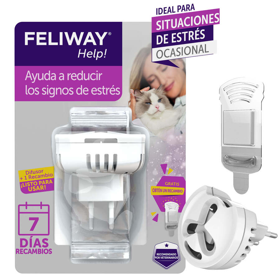 Ceva Feliway Help Difusor e Recarga Suplemento Relaxante