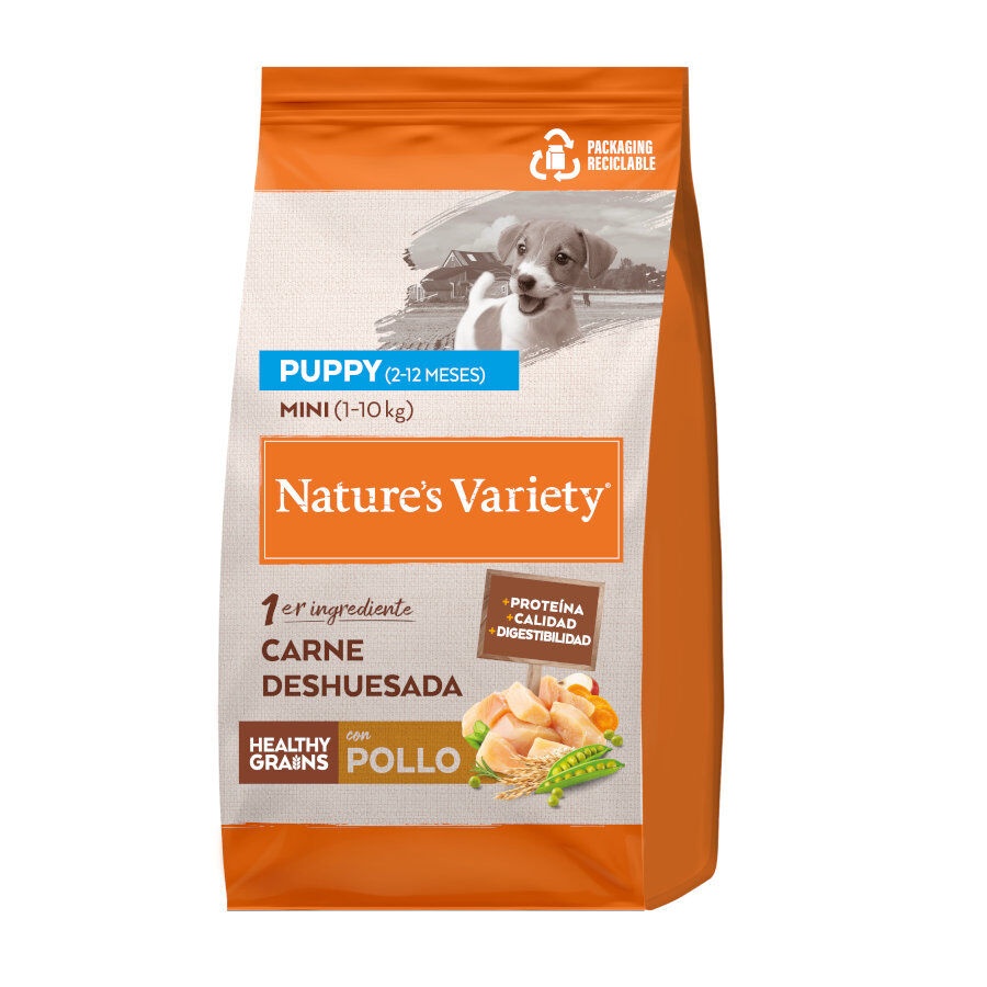 7 KG 7 kg Nature's Variety Healthy Grain Puppy Mini Pollo pienso para perros