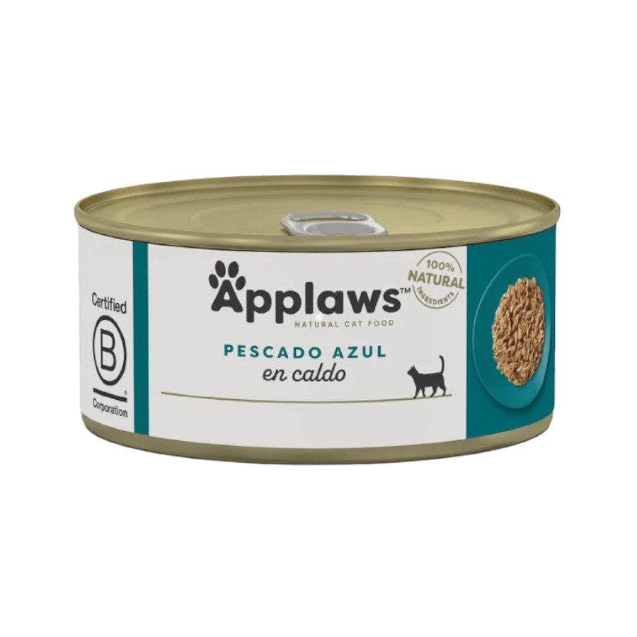 48 latas x 156 g Applaws Peixe Azul em lata para gatos Pack poupança!