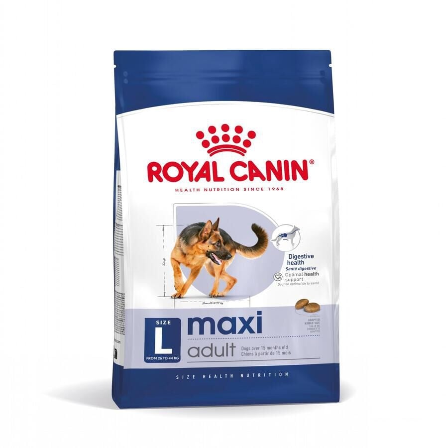 2 x 18 kg (15 + 3 kg grátis!) Royal Canin Maxi Adult ração para cães Pack poupança!