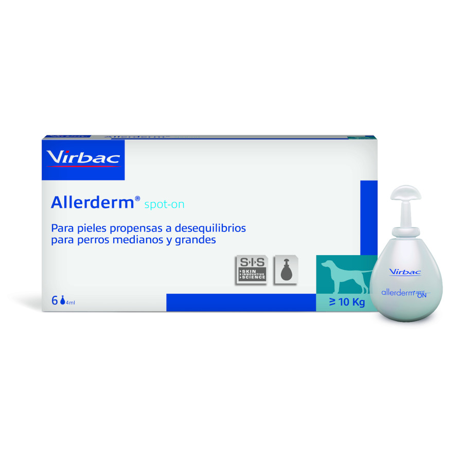 Virbac Allerderm Pipetas Antiparasitárias para cães e gatos