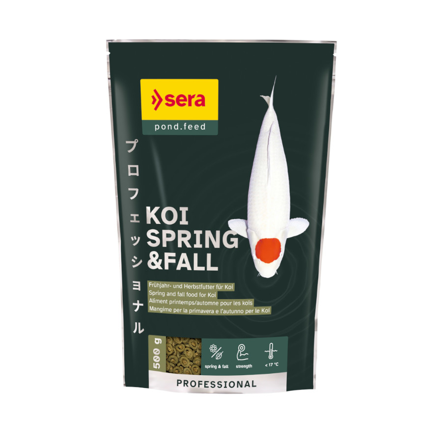 0.5 KG Sera Koi Professional Primavera/Outono Koi Comida de férias para peixes carpa