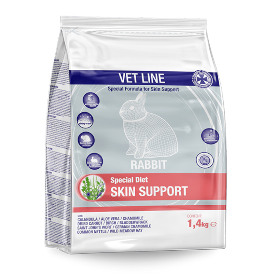 1.4 KG Cunipic Vet Line Skin Support Feno de prado para coelhos