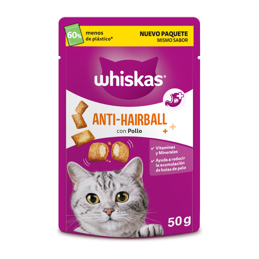 0.05 KG 50 g Whiskas Anti-Hairball Snacks para Gatos