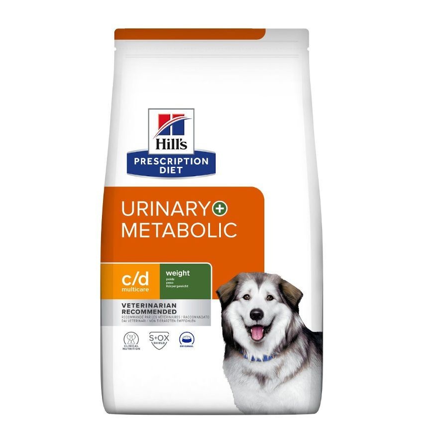 12 kg Hill's Prescription Diet Metabolic + Urinary ração para cães