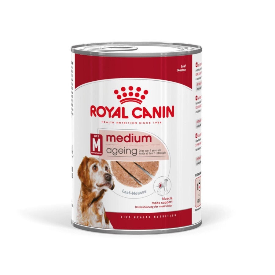 410 g Royal Canin Medium 7+ Ageing lata para cães